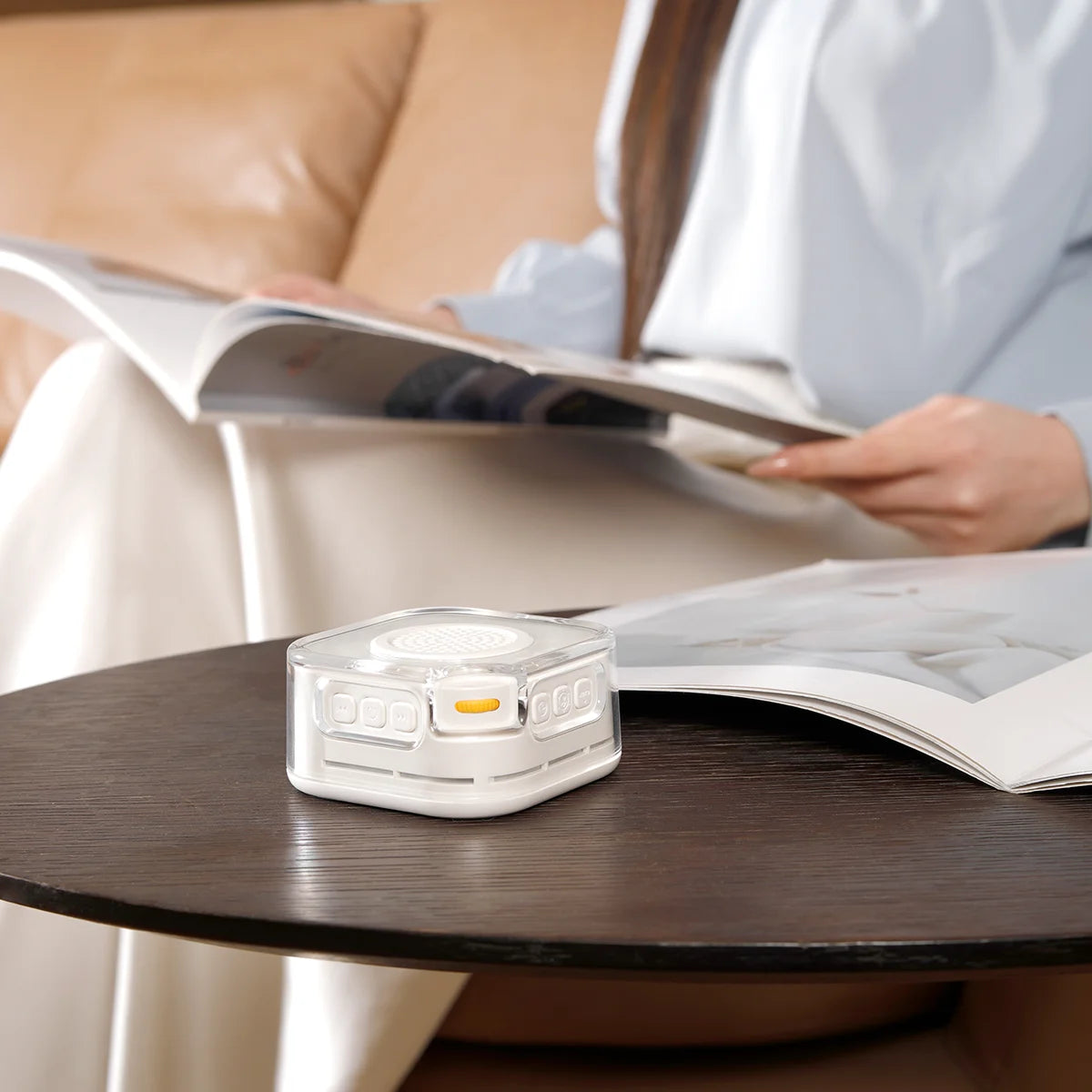 Wavy Sleep Aid Machine | Bluetooth Speaker, Night Light, 28 Sound Effects 5
