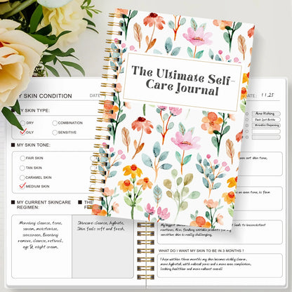 Aura Skincare Journal | A5 Daily Routine Tracker for Women and Teens 10
