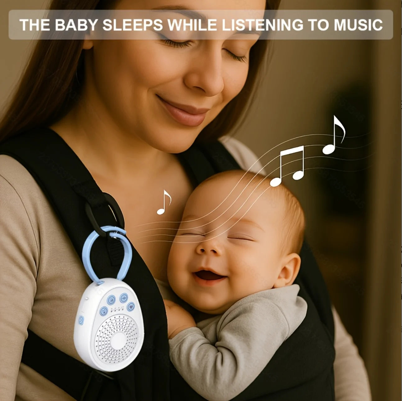 Bamboo White Noise Machine | Portable USB Rechargeable Sound Machine for Sleep 1
