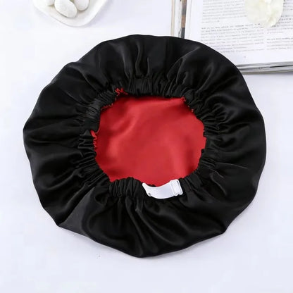 Breezy Silk Bonnet | Double Layer Silk Night Cap for Curly Hair 6