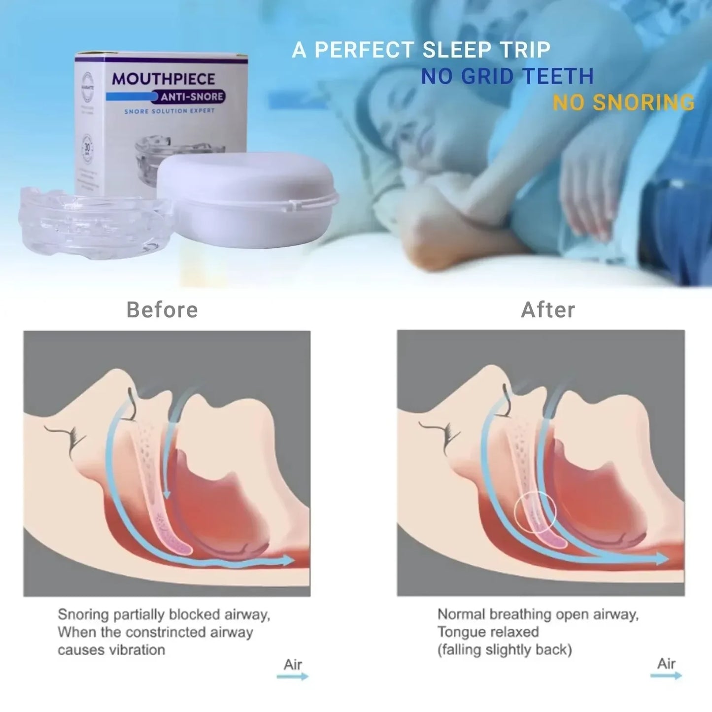 Bruxo Mouthguard | Anti-Snoring, Teeth Grinding Night Guard 3