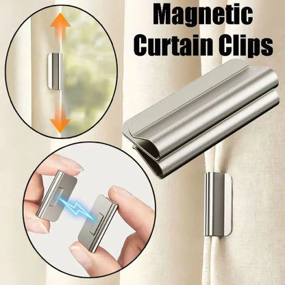 MagiClip Curtain Fasteners | Premium Metal, Powerful Magnetic Hold 4