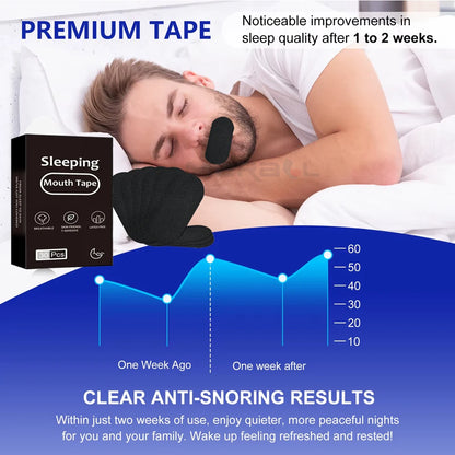 MouthGuard Sleep Tape | Anti-Snoring, Breathable Strips for Better Sleep 1