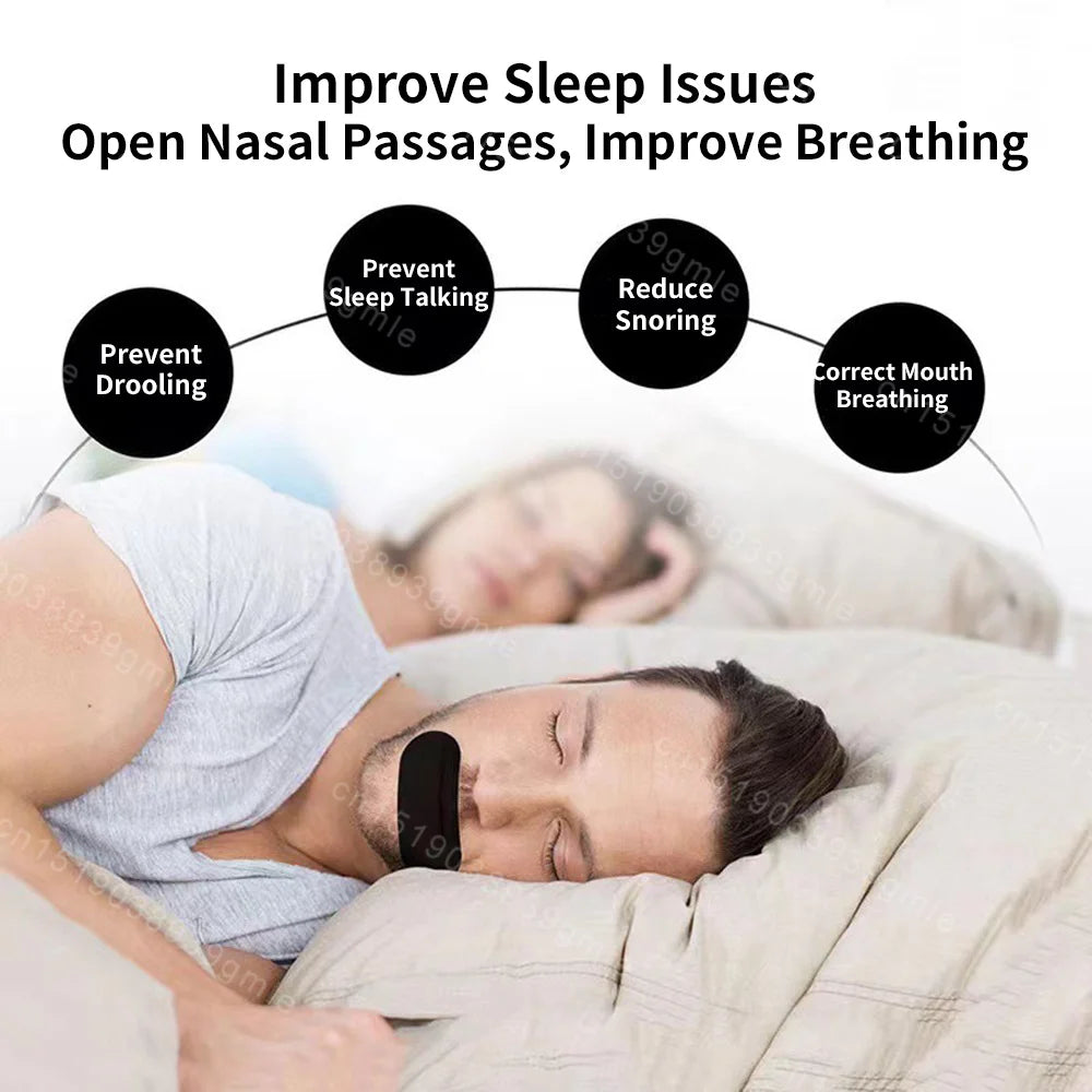 MouthGuard Sleep Tape | Anti-Snoring, Breathable Strips for Better Sleep 5