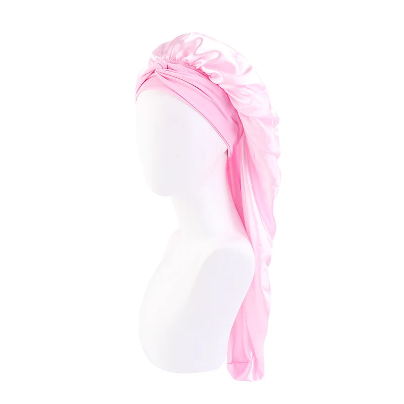 Nora Satin Bonnet | Oversized Sleep Cap for Hair Protection 3