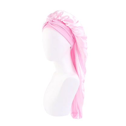 Nora Satin Bonnet | Oversized Sleep Cap for Hair Protection 7