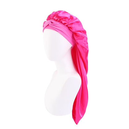 Nora Satin Bonnet | Oversized Sleep Cap for Hair Protection 8