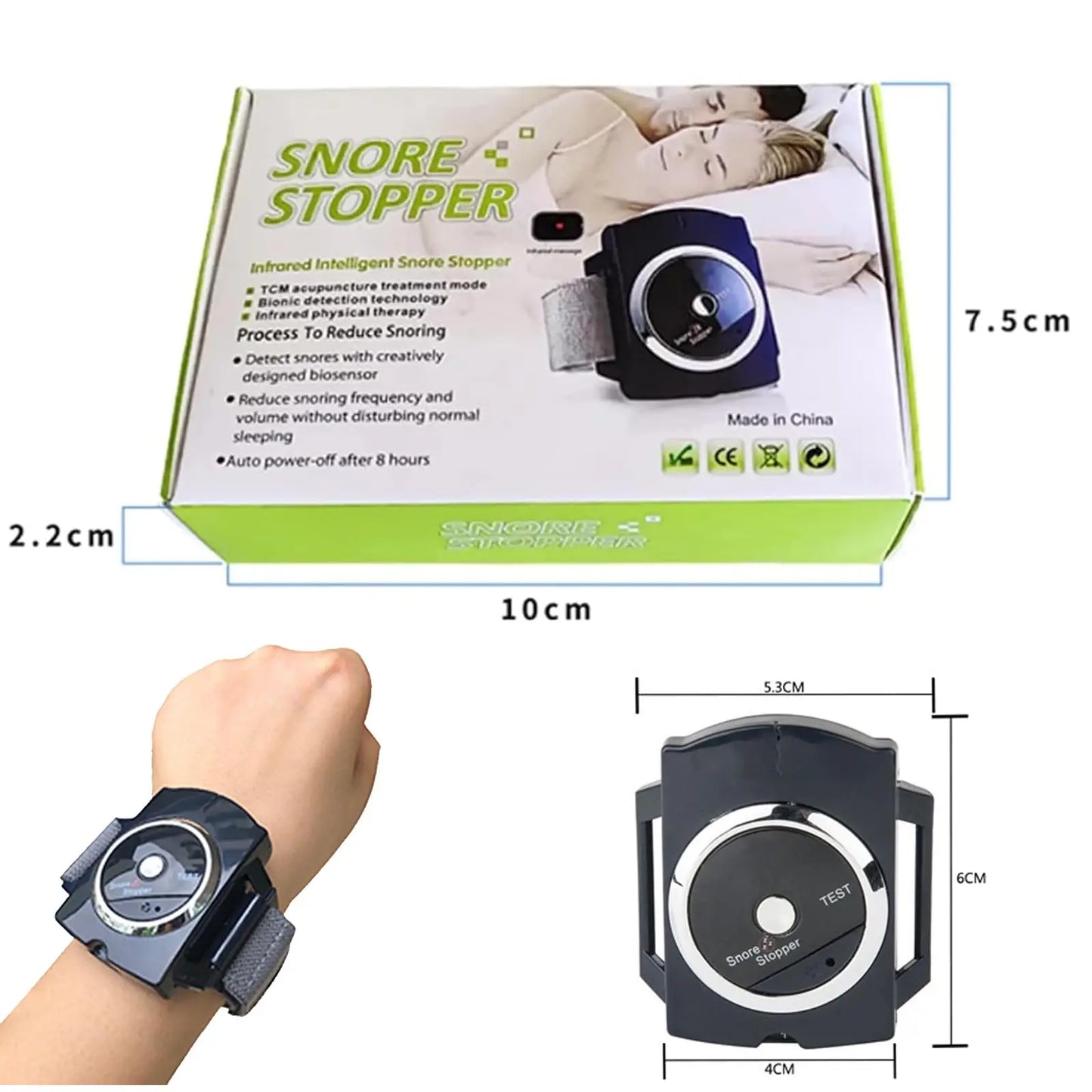 SnoozeGuard Anti-Snore Wristband | Biosensor Sleep Aid for Restful Nights 5
