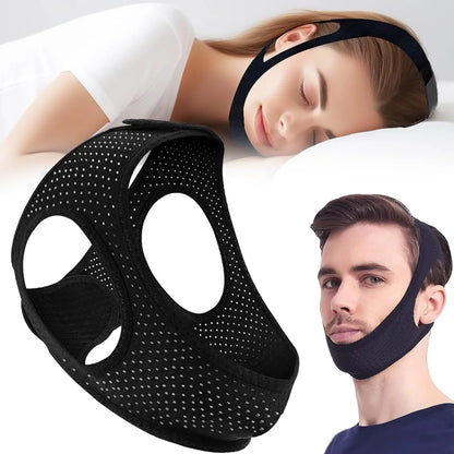 Snooze Chin Strap | Breathable Anti-Snoring Solution for Sleeping 3
