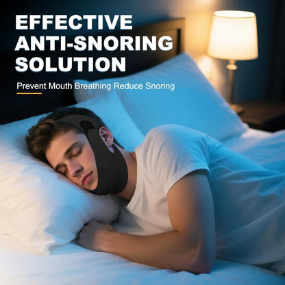 Snooze Chin Strap for Snoring | Adjustable, High Elasticity, Hypoallergenic 1
