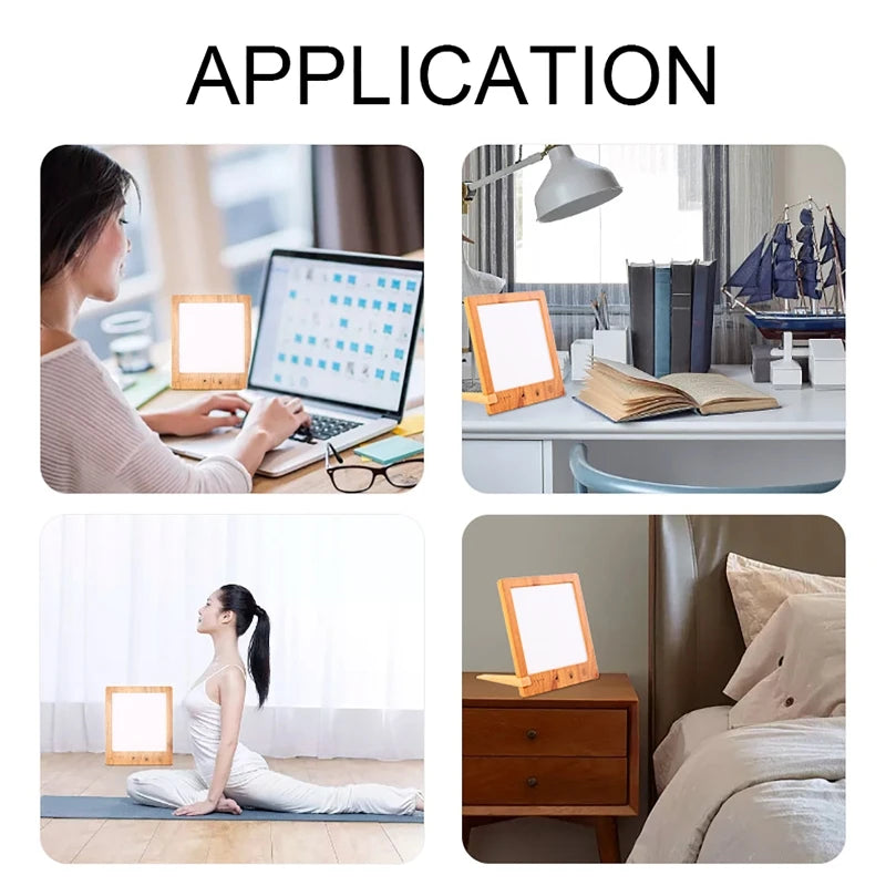 Sola Light Therapy Lamp | Stepless Dimming, Adjustable Color Temperature, Sunlight Lamp 5