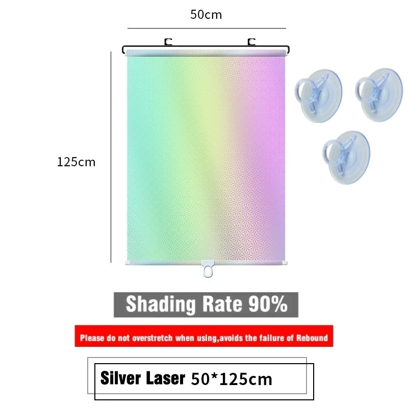 Suna Blackout Roller Shades | Portable, Easy Installation, Adjustable Fit 7