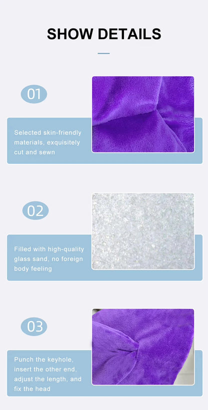 Wavy Eye Mask | Weighted, Light Blocking Sleep Mask for Relaxation 2