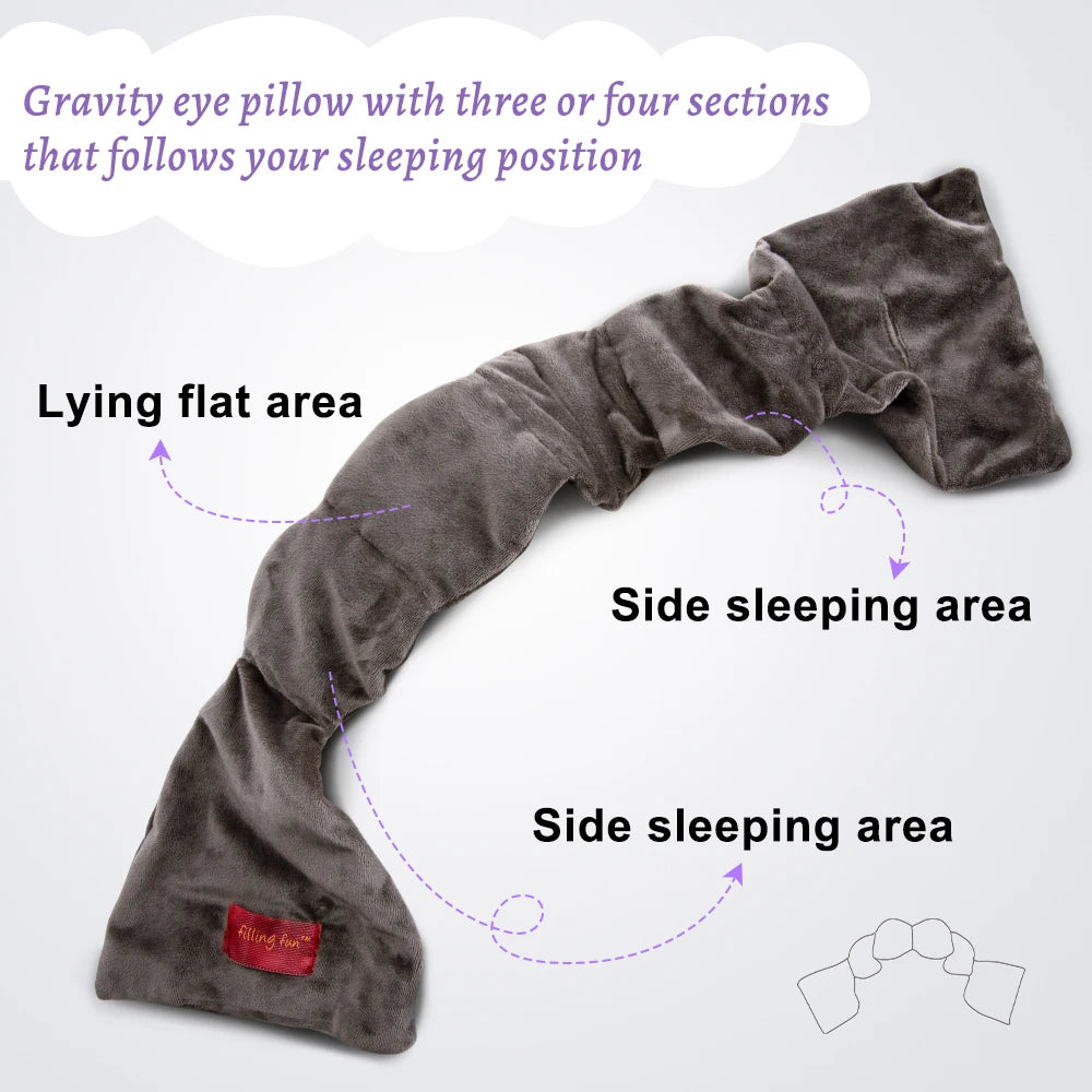 Wavy Eye Mask | Weighted, Light Blocking Sleep Mask for Relaxation 4